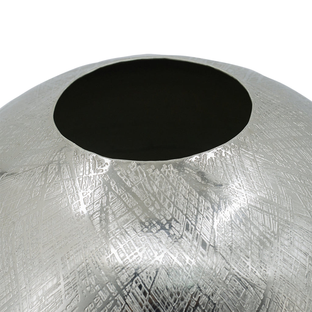 13" Aluminum Vase