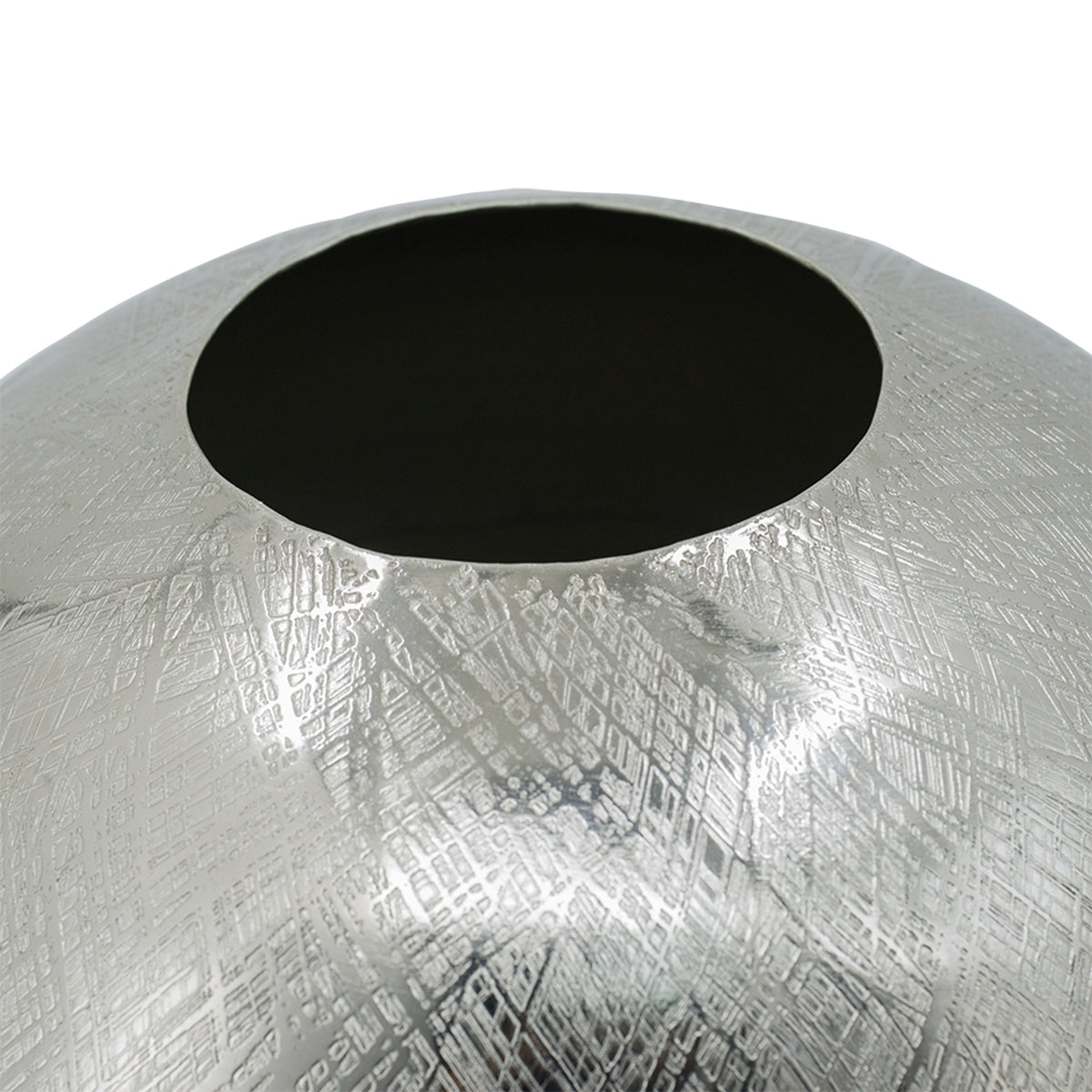 13" Aluminum Vase