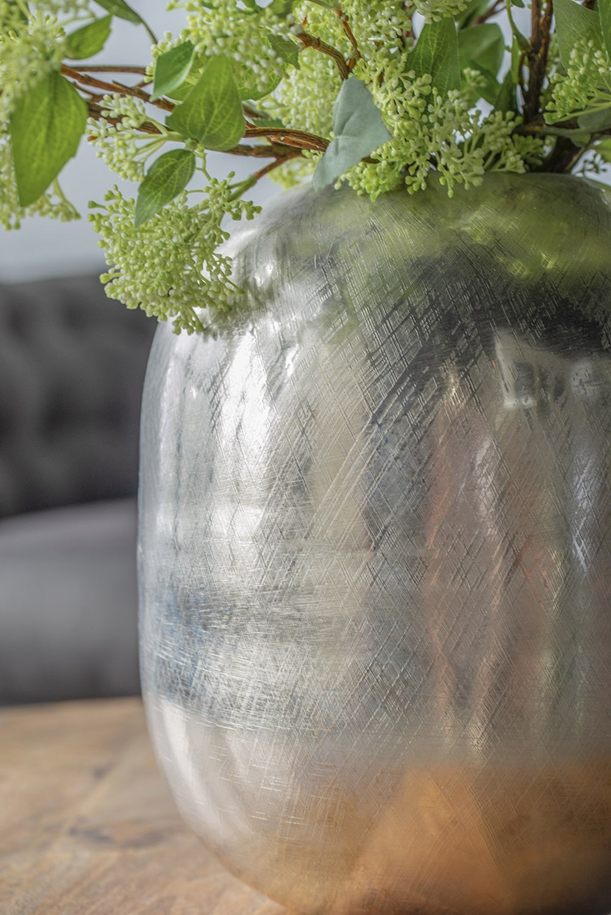 15" Aluminum Vase