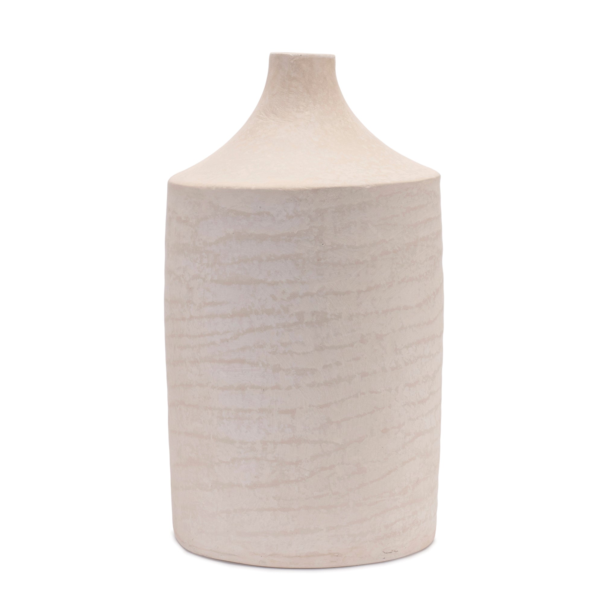 18" Recycled Paper Chalk Vase