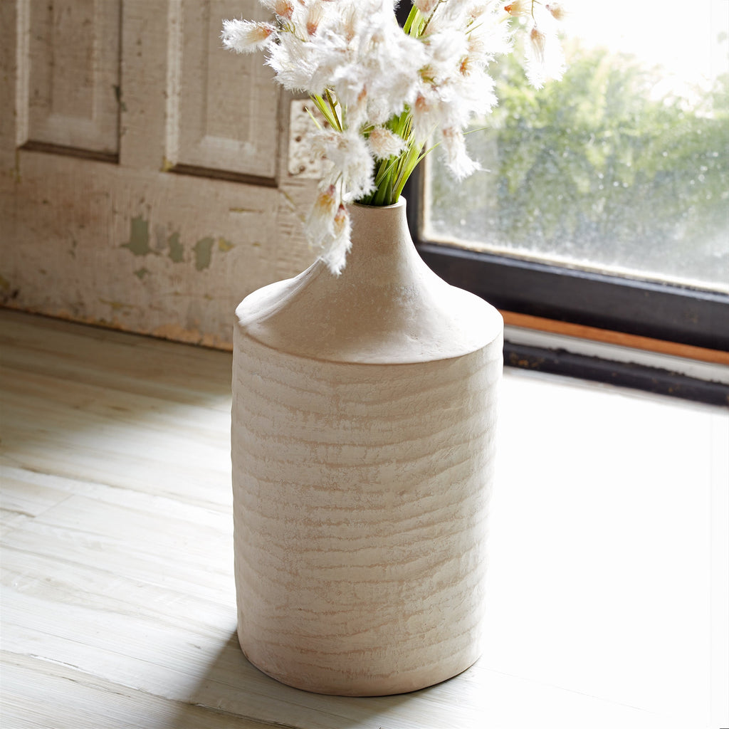 18" Recycled Paper Chalk Vase