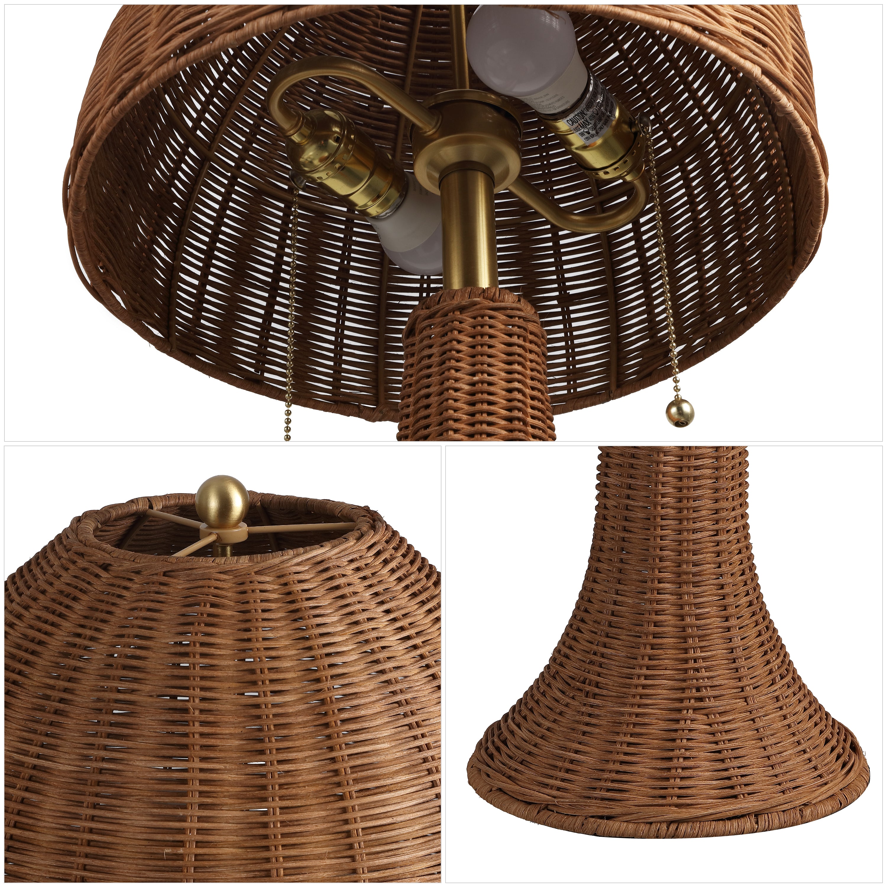 Joanie Bohemian Rustic Iron LED Table Lamp
