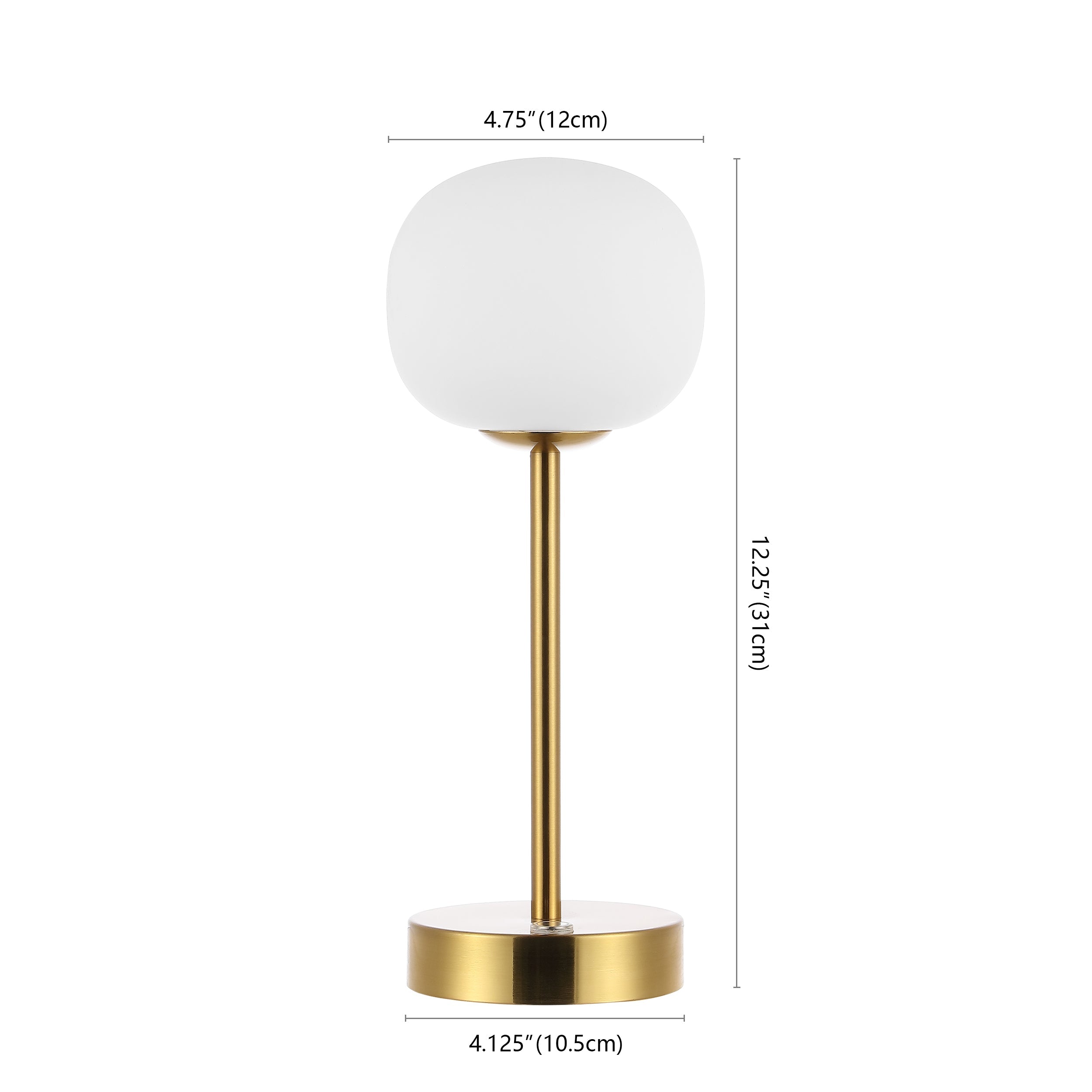 Natalia Modern Minimalist Iron Rechargeable Integrated Portable LED Table Lamp