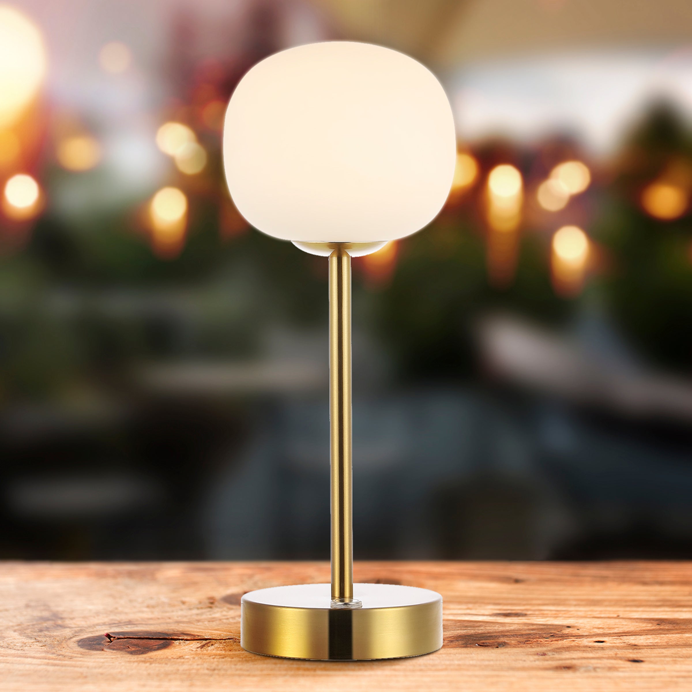 Natalia Modern Minimalist Iron Rechargeable Integrated Portable LED Table Lamp