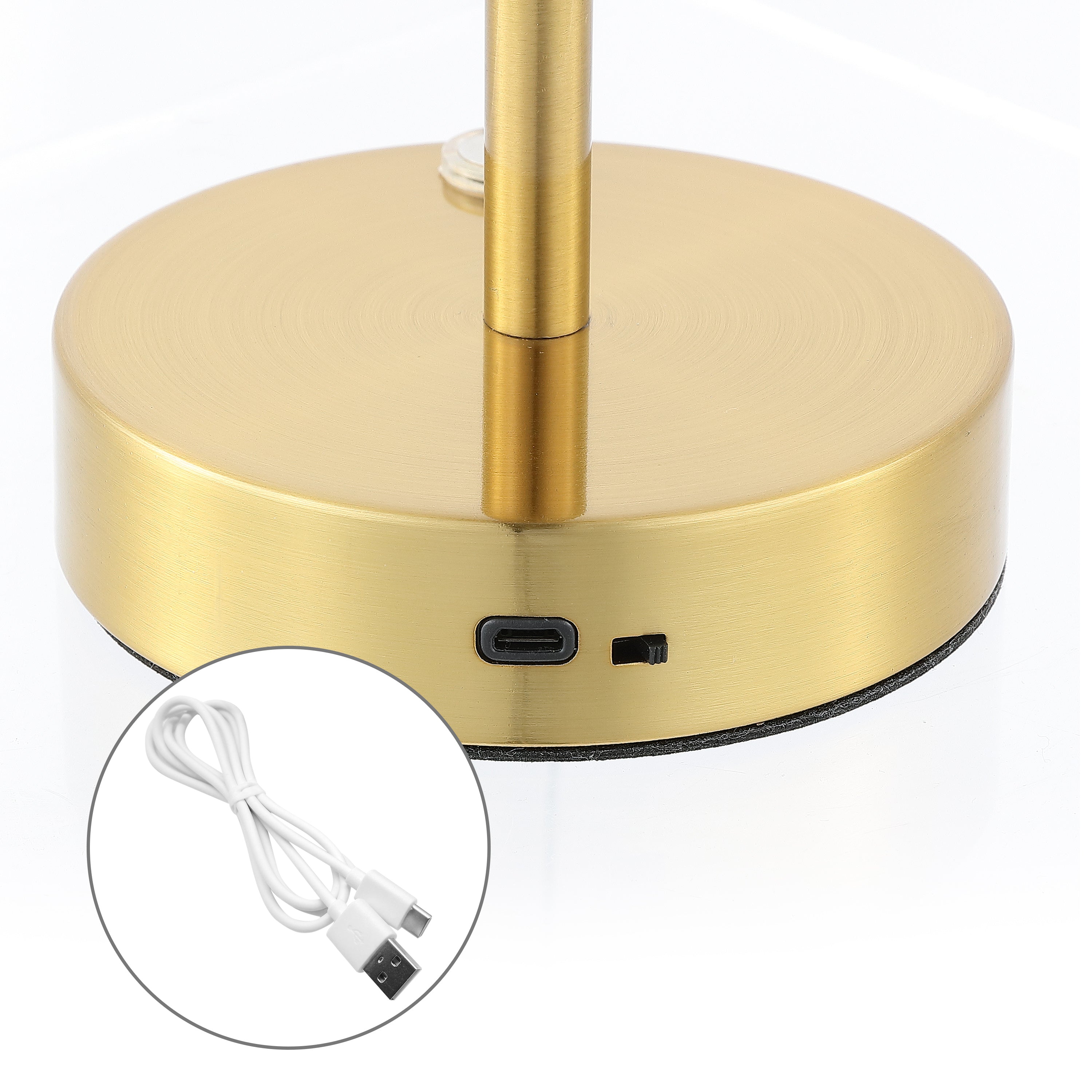 Xavier Modern Minimalist Iron Rechargeable Integrated Portable LED Table Lamp