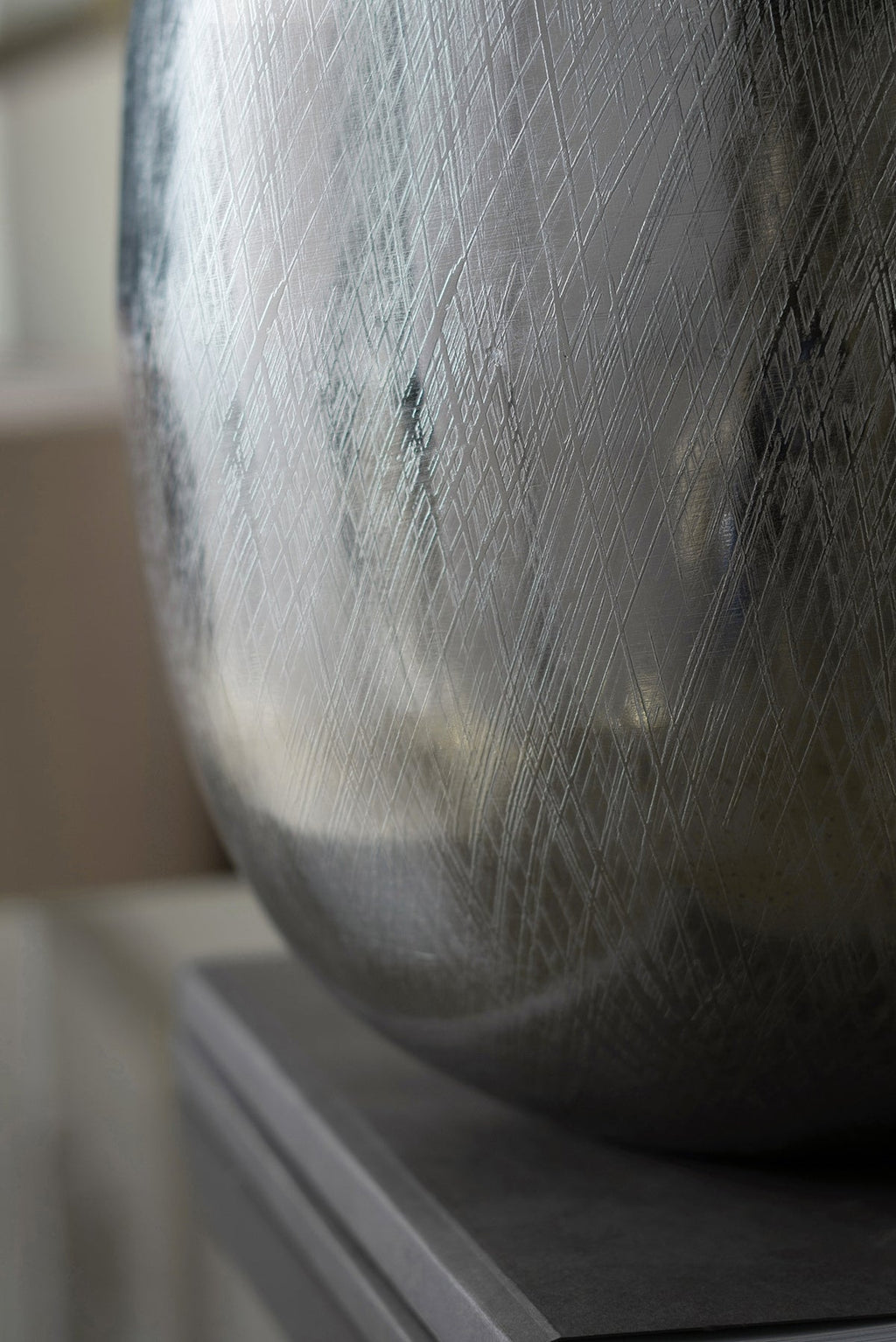 13" Aluminum Vase