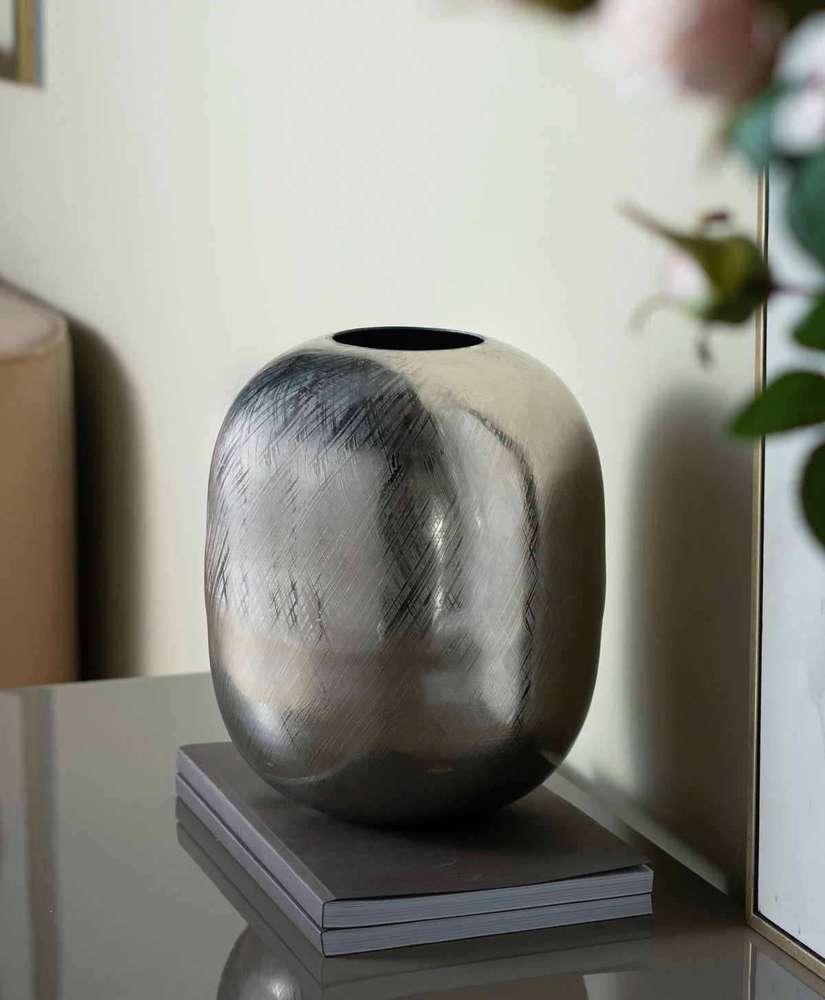 13" Aluminum Vase