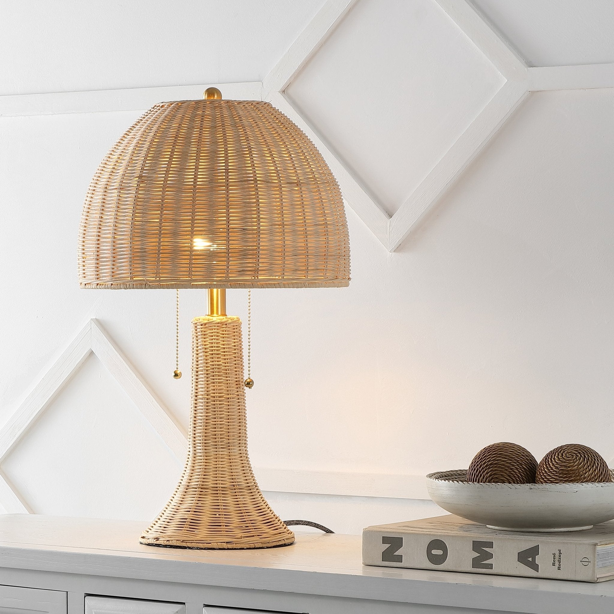 Joanie Bohemian Rustic Iron LED Table Lamp