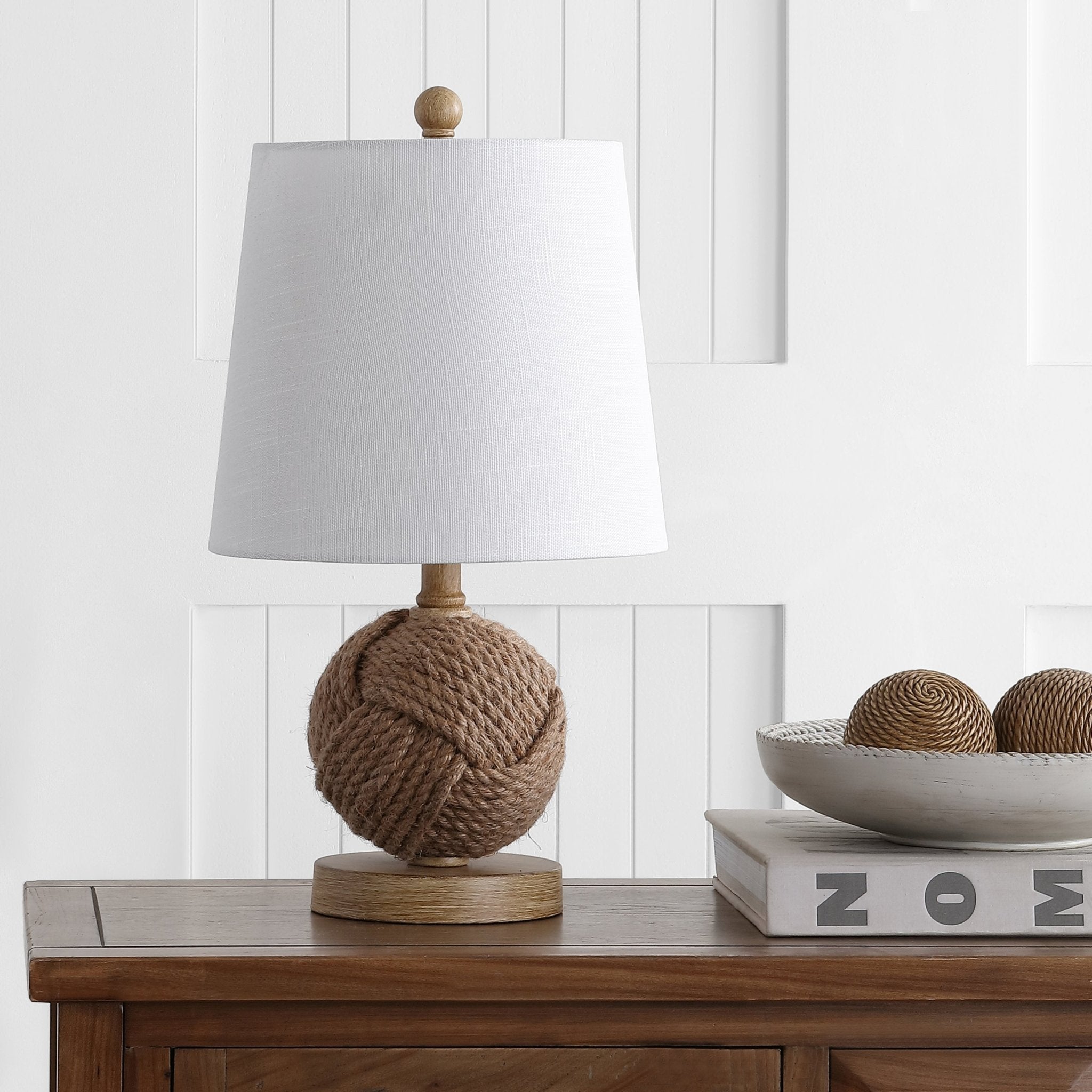 Monkey Fist Rope Ball LED Table Lamp