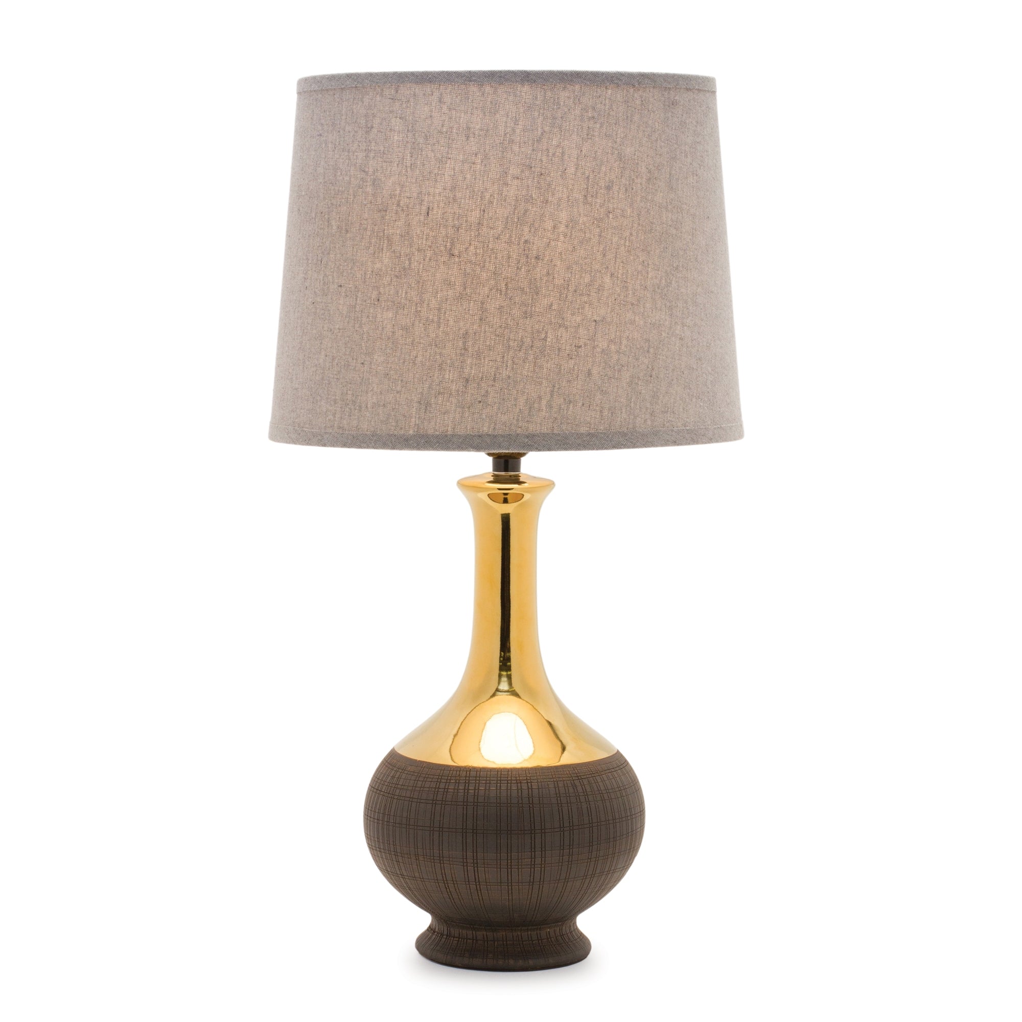 Two Tone Ceramic Lamp 22"
